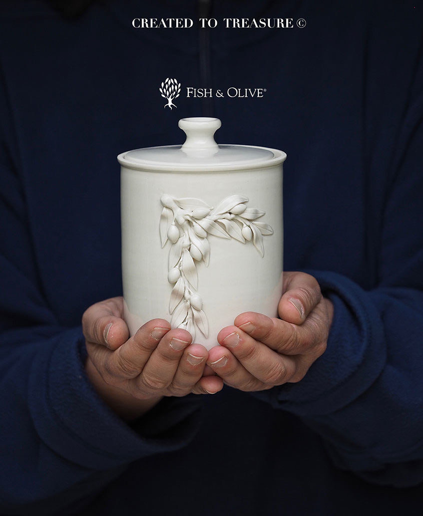 Porcelain object by Katharina Bolesch